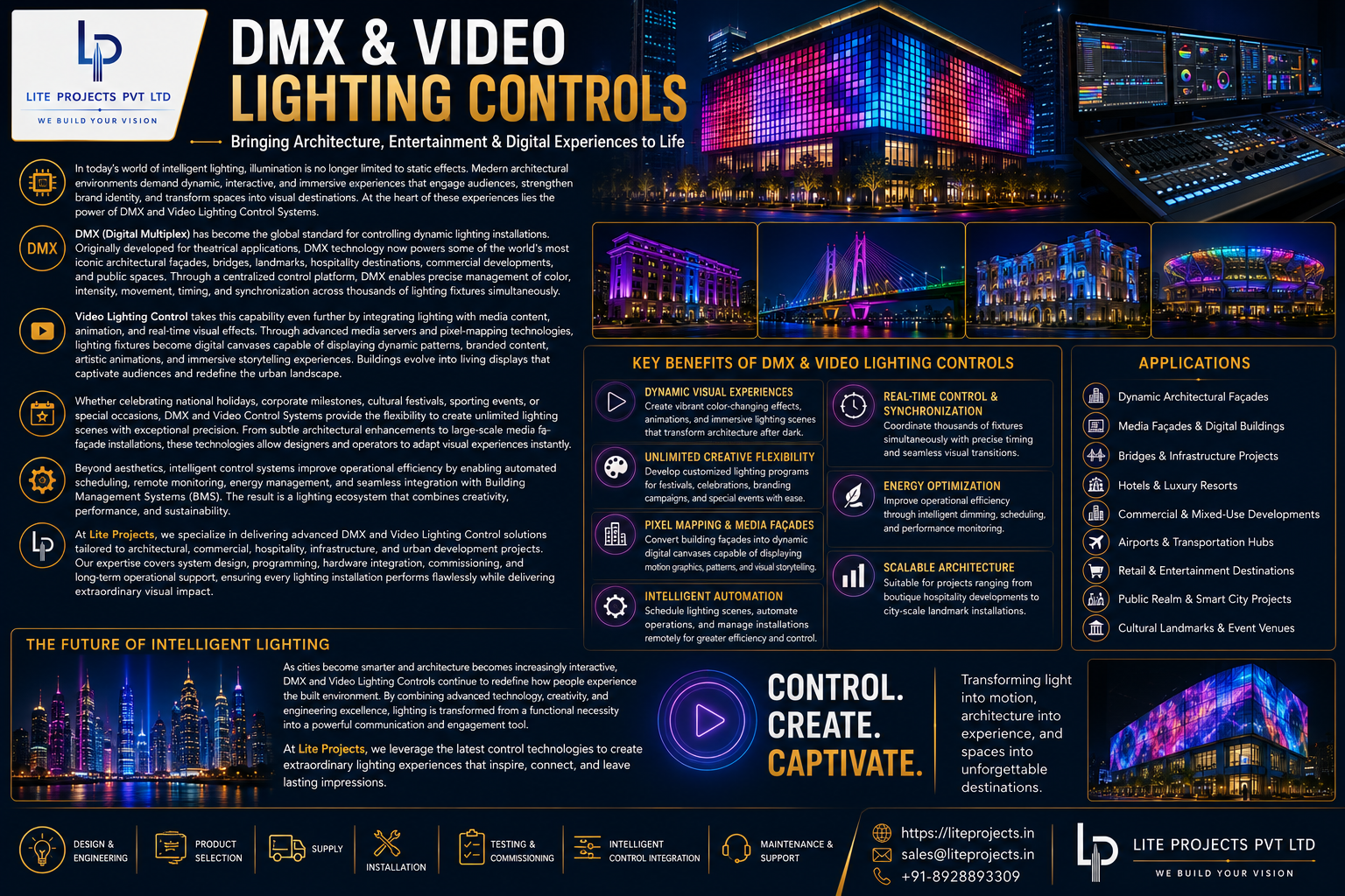 DMX & VIDEO LIGHTING CONTROLS